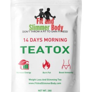 Fit and Slimmer Body Tea – 14 Days Morning Teatox – Increase Energy – Burn Fat – Boost Immunity